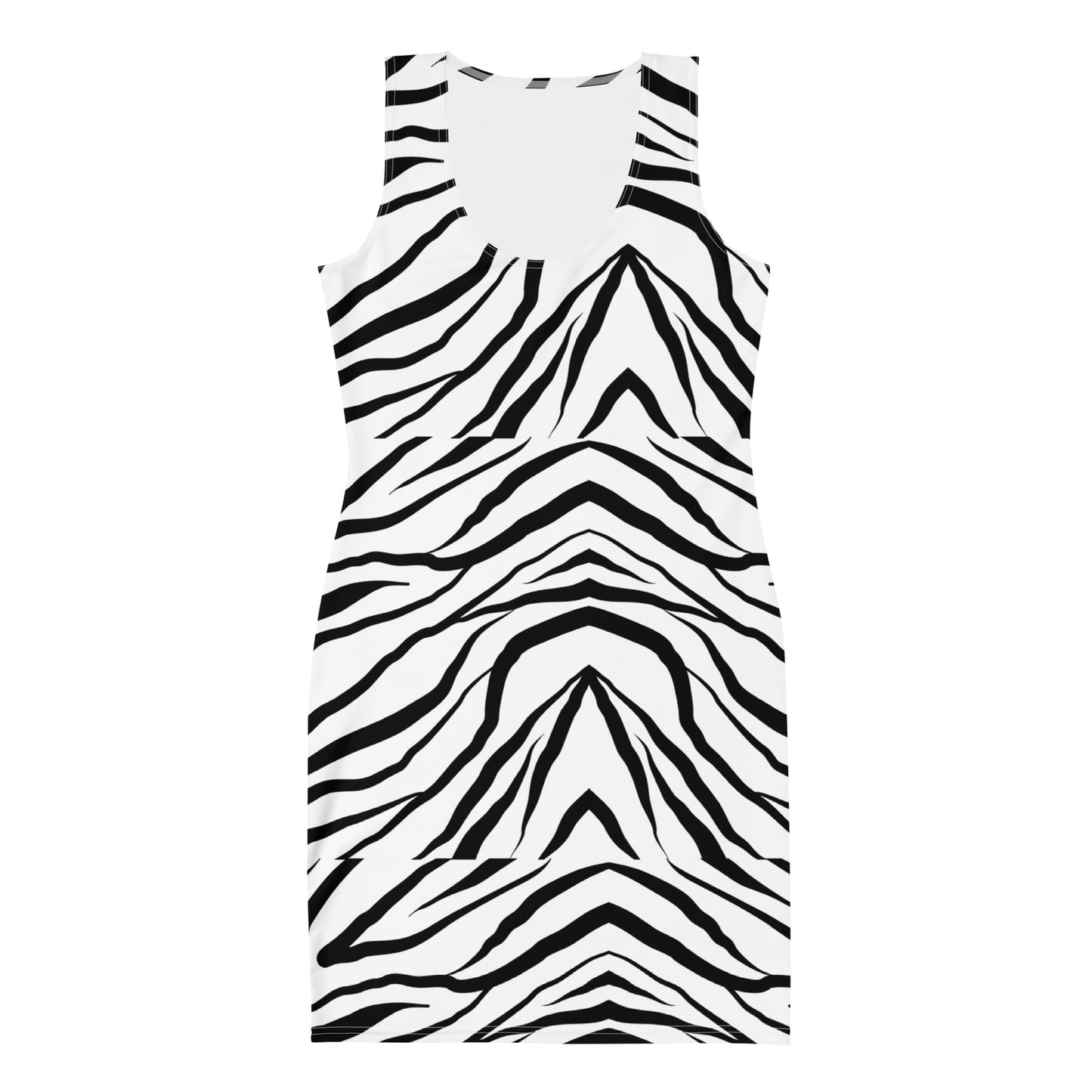 Striped Zebra Vibrance Women's Dress - FLAKOUT