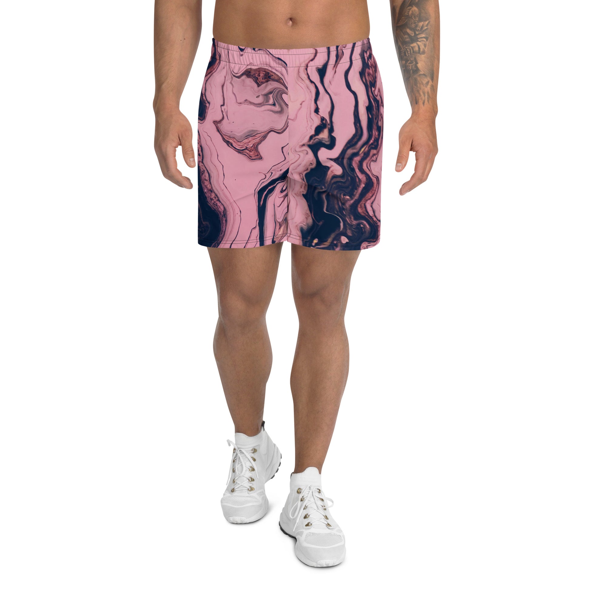 Azure Twilight Men's Swim - Athletic Shorts - FLAKOUT