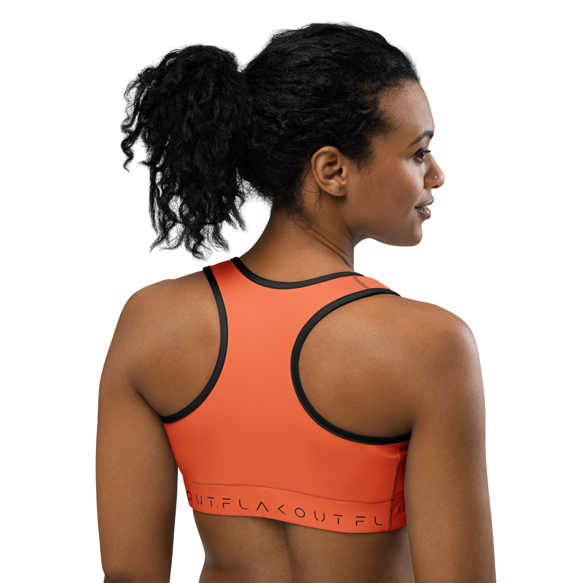 Fiery Burst Women's Sports Performance Bra - FLAKOUT