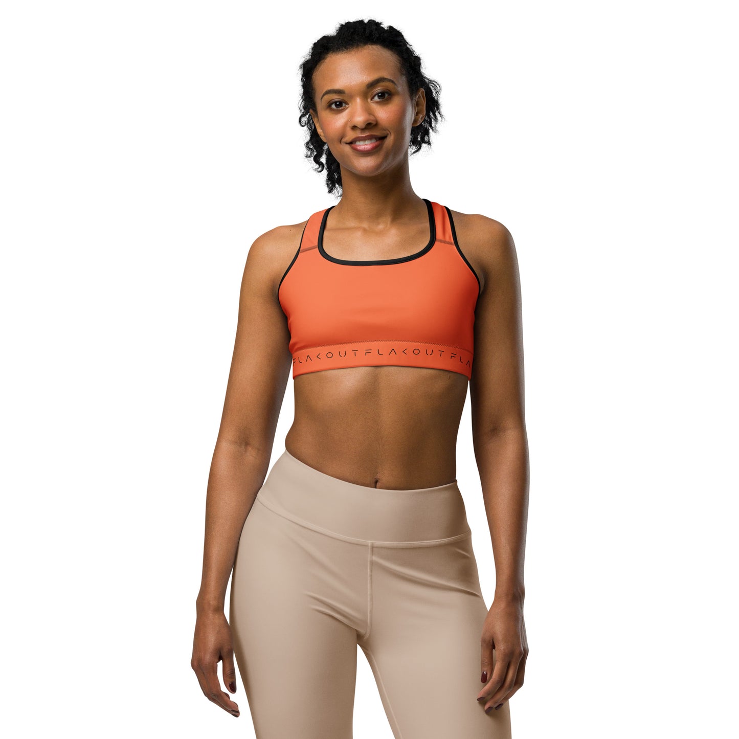 Fiery Burst Women's Sports Performance Bra - FLAKOUT