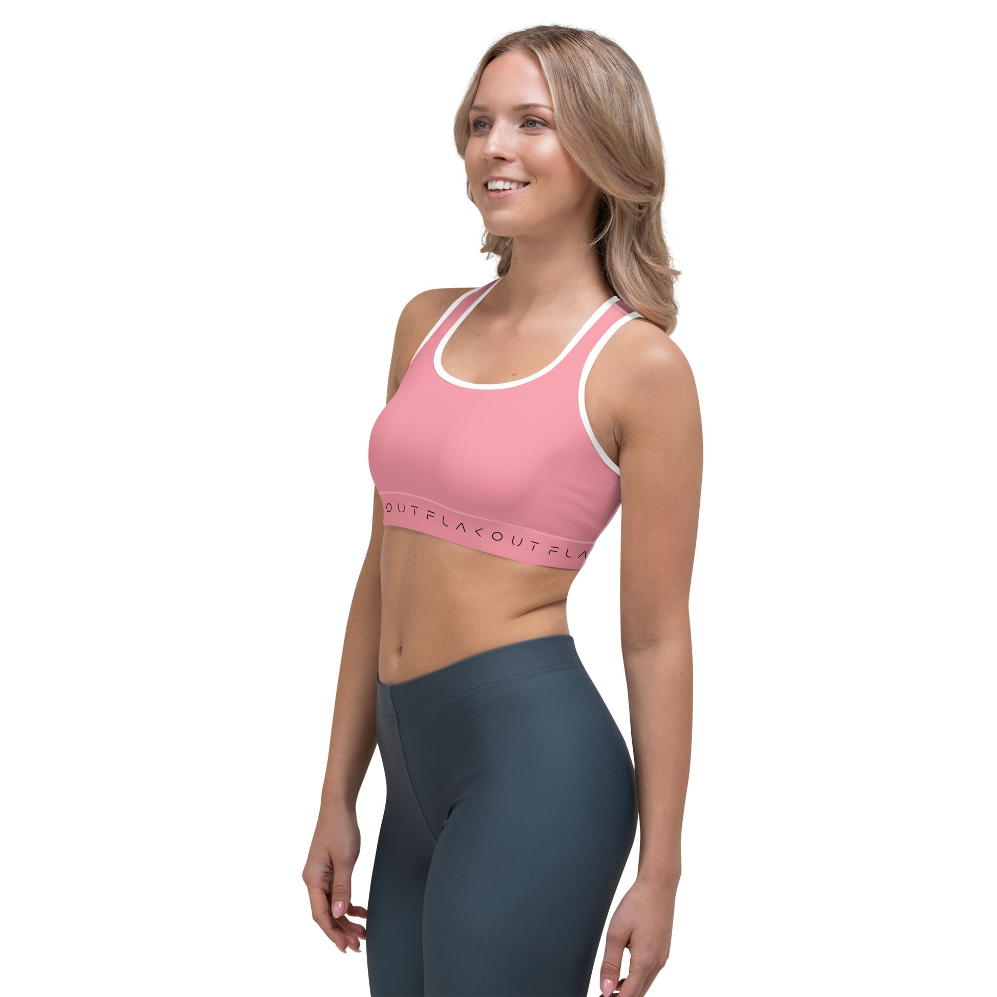 Cotton Candy Women's Sports Performance Bra - FLAKOUT