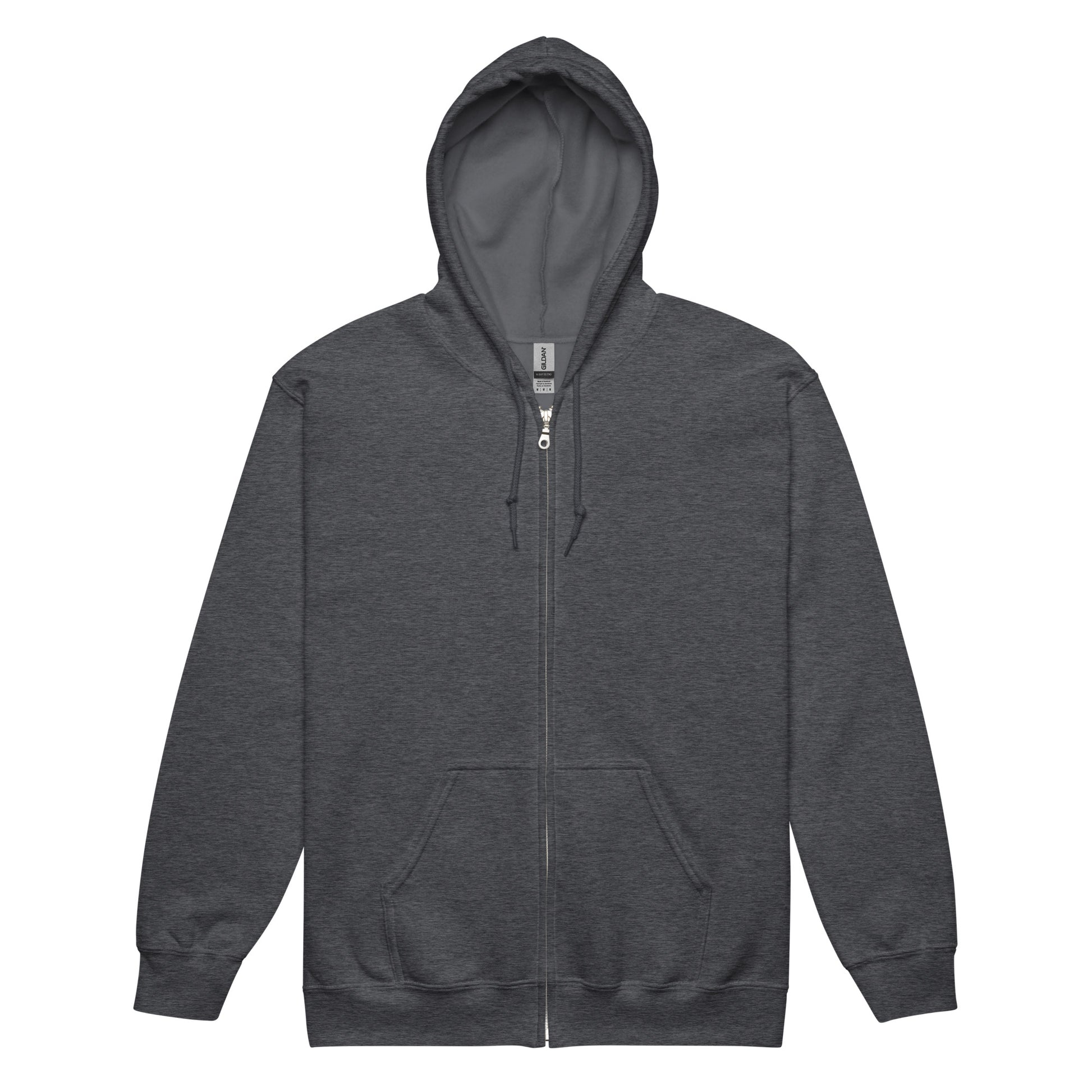 Lunar Eclipsis Heavy Harmony Fusion Zip Hoodie - Dark Heather - FLAKOUT