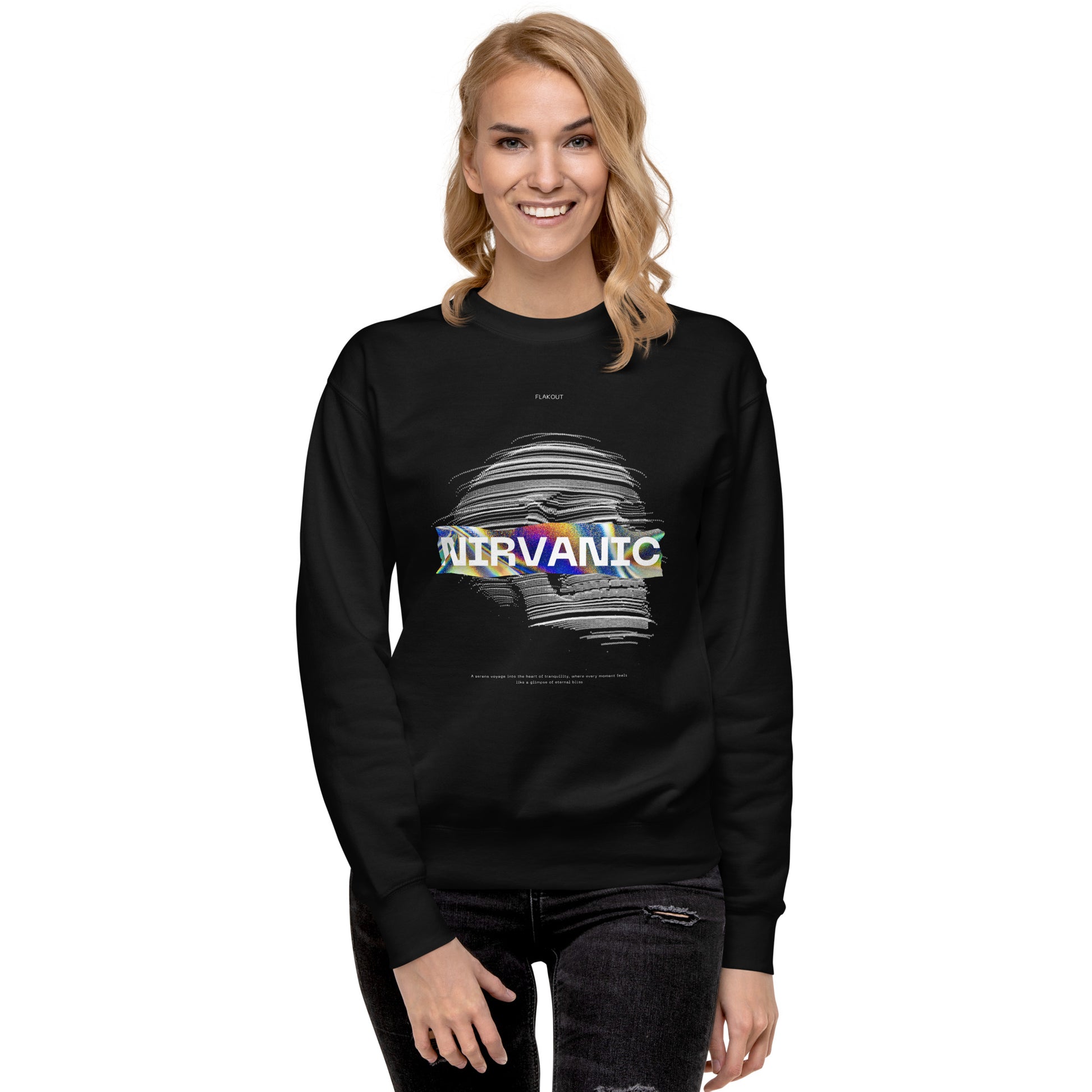 Nirvanic Unisex Fleece Sweatshirt - FLAKOUT