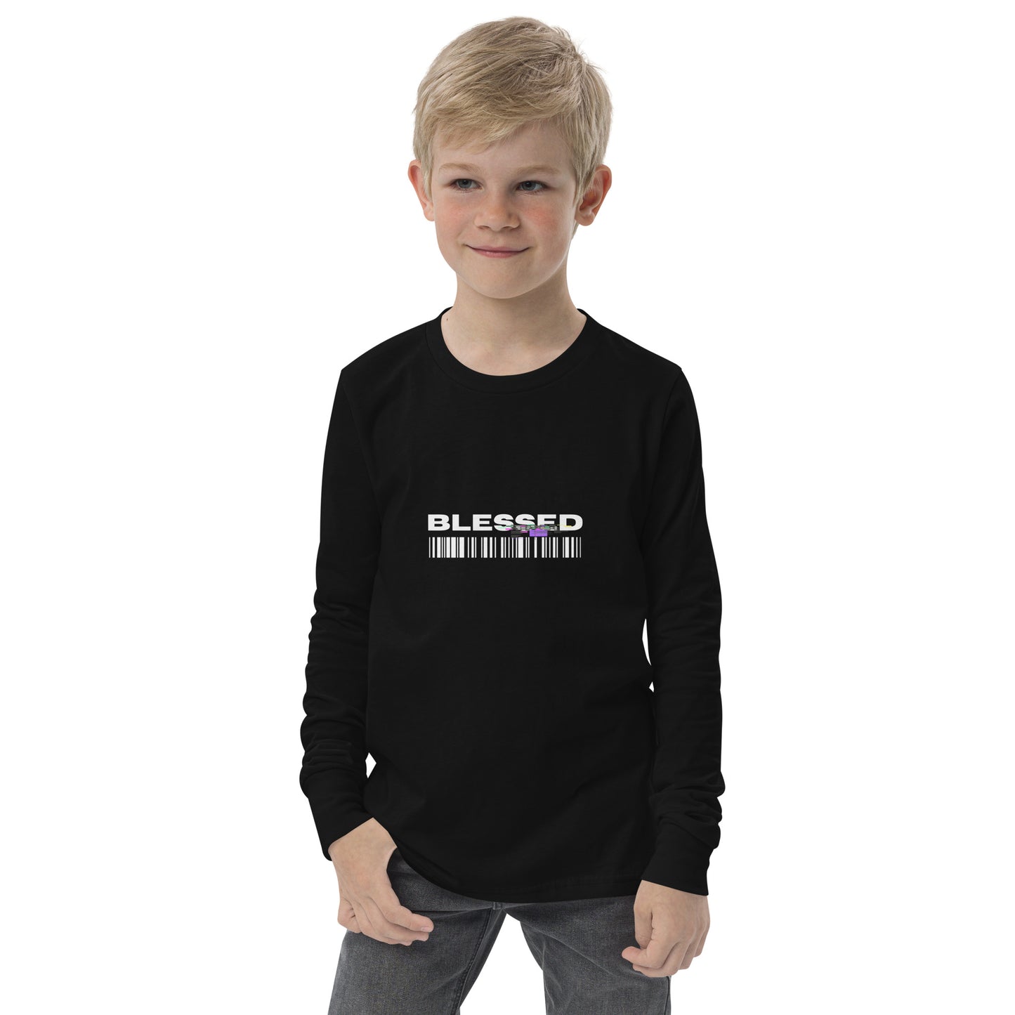 Divine Grace Blessed Kid's Long Sleeve Shirt - FLAKOUT