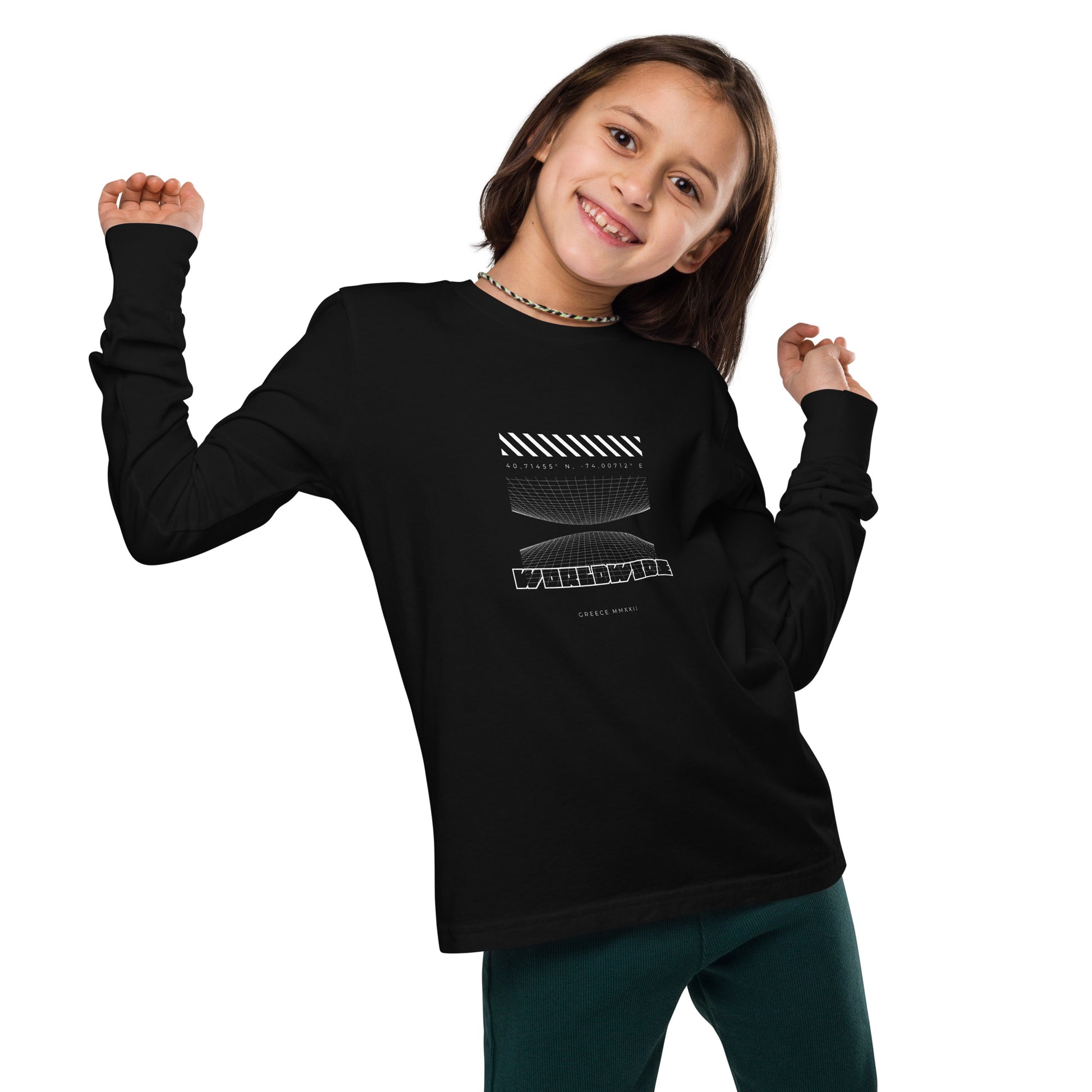 Kid's Long Sleeve Shirt Worldwide - FLAKOUT