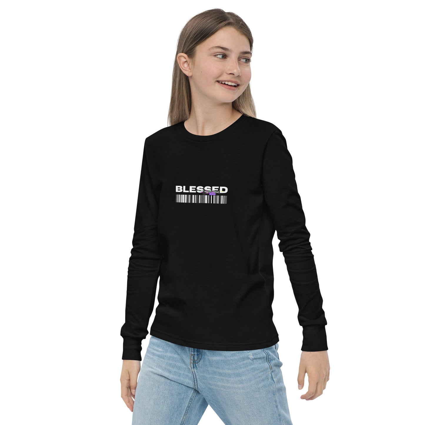 Divine Grace Blessed Kid's Long Sleeve Shirt - FLAKOUT