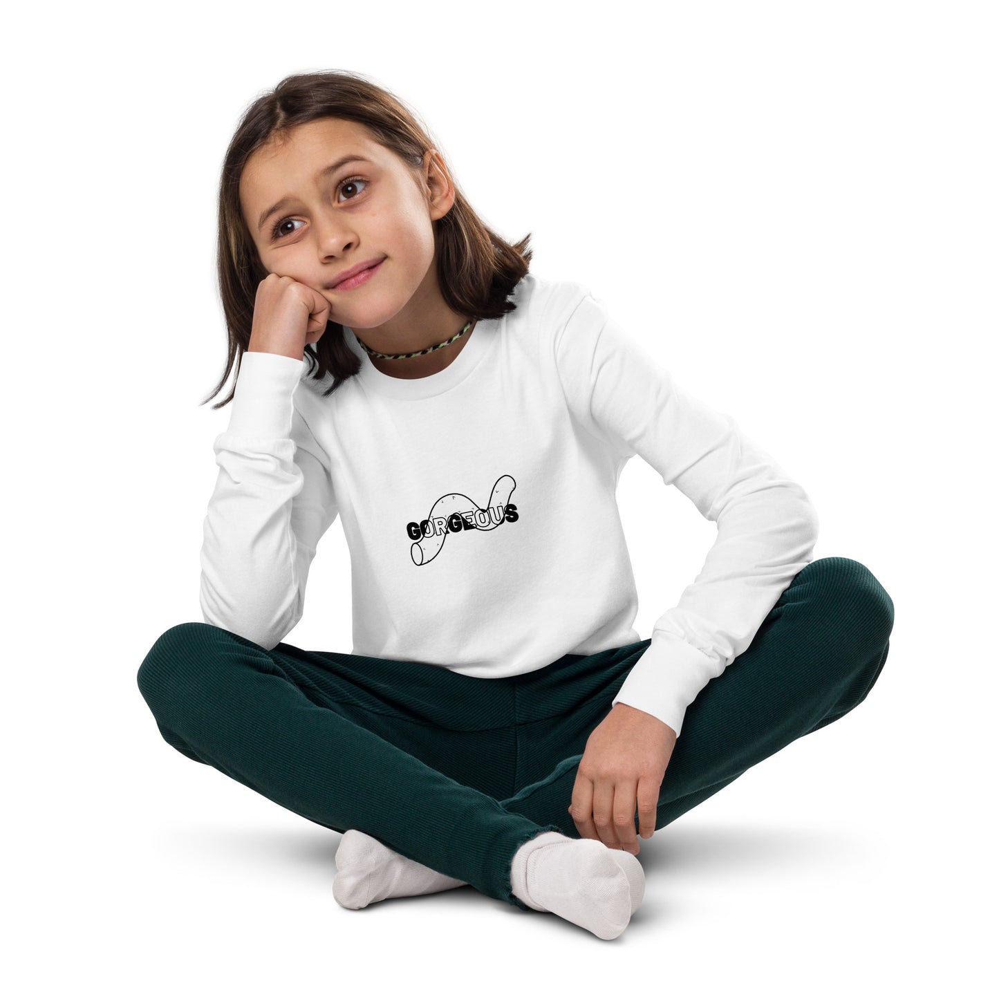 Gorgeous Opulent Allure Kid's Long Sleeve Shirt - FLAKOUT