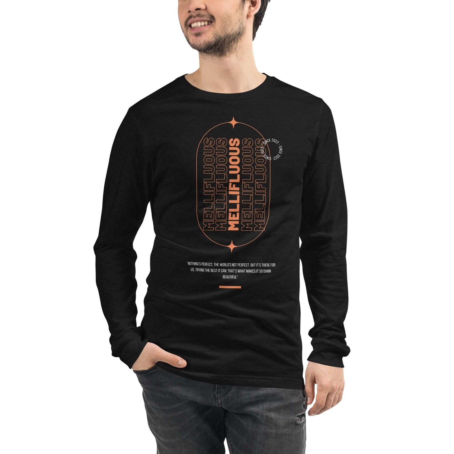 Tranquil Mellifluous Attire Long Sleeve Tee - FLAKOUT